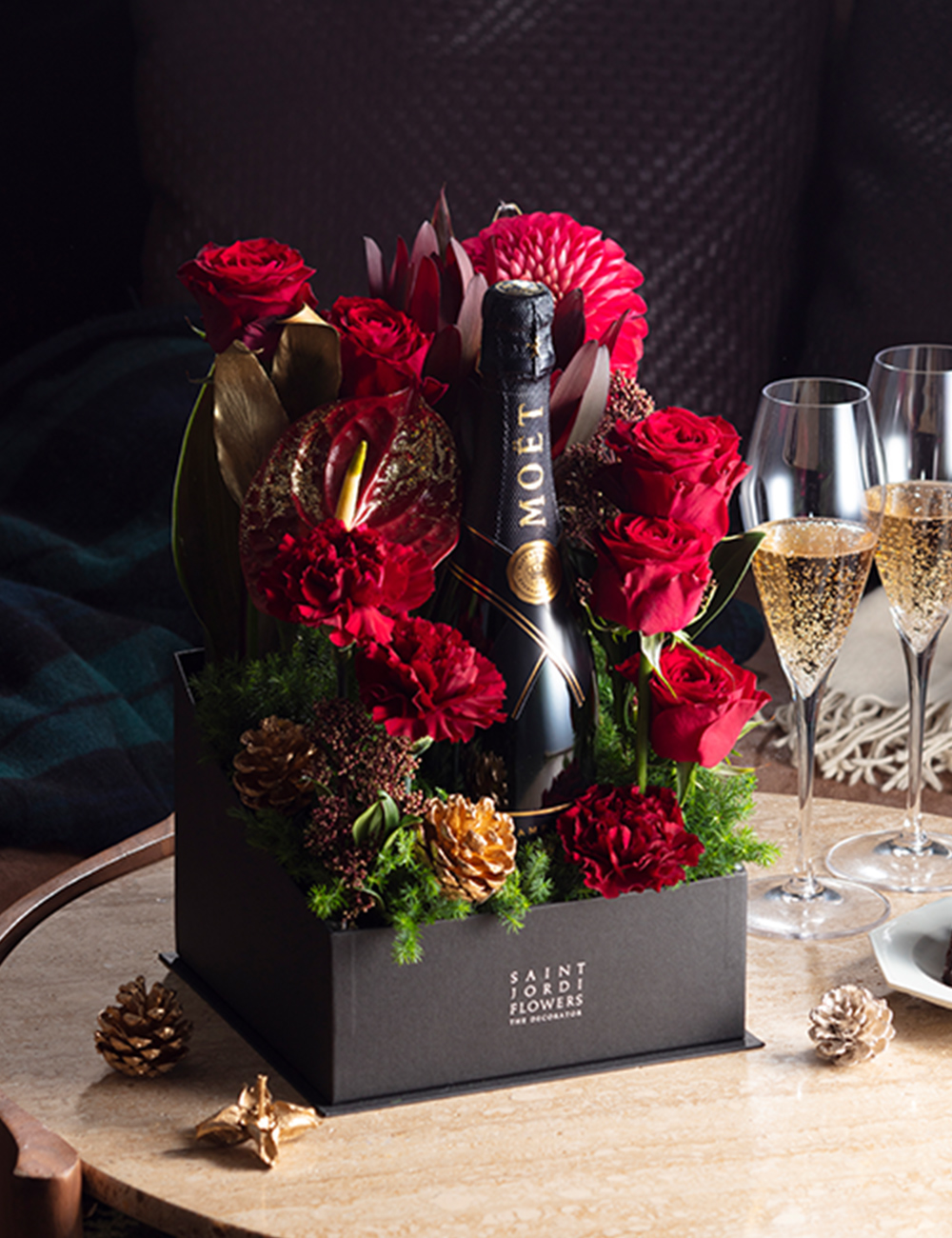 Christmas Champagne Box ~MOËT&CHANDON NECTAR IMPERIAL~