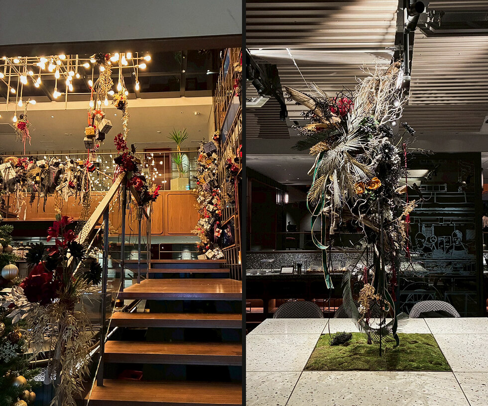 ホテルの館内装飾